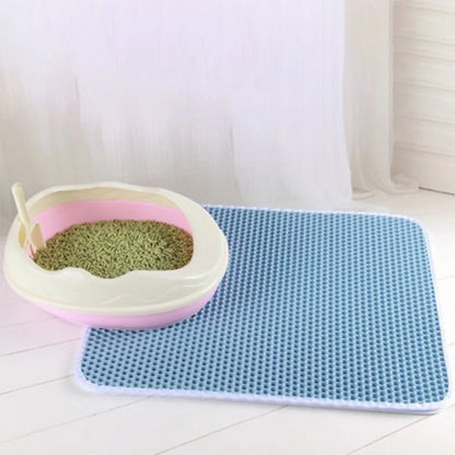 Double Layer Waterproof Cat Litter Mat