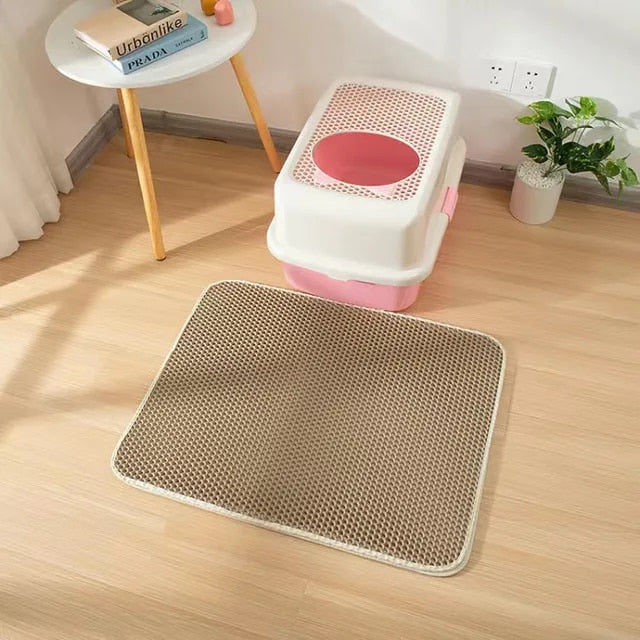 Double Layer Waterproof Cat Litter Mat